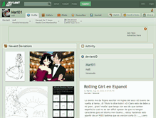 Tablet Screenshot of mari01.deviantart.com