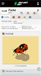 Mobile Screenshot of fucke.deviantart.com