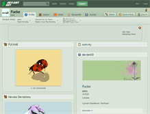 Tablet Screenshot of fucke.deviantart.com