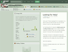 Tablet Screenshot of leeksandpeppers.deviantart.com