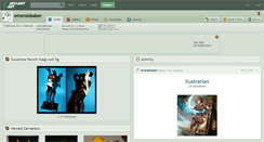 Desktop Screenshot of emeraldsaber.deviantart.com