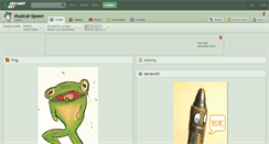 Desktop Screenshot of musical-spoon.deviantart.com