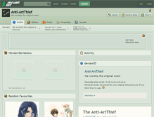 Tablet Screenshot of anti-artthief.deviantart.com