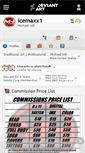 Mobile Screenshot of icemaxx1.deviantart.com
