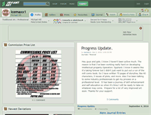 Tablet Screenshot of icemaxx1.deviantart.com