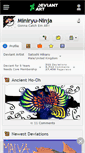 Mobile Screenshot of miniryu-ninja.deviantart.com
