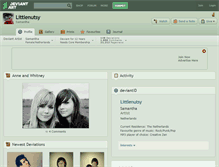 Tablet Screenshot of littlenutsy.deviantart.com