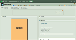 Desktop Screenshot of konstruktor.deviantart.com