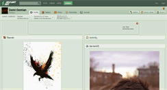 Desktop Screenshot of demi-demian.deviantart.com