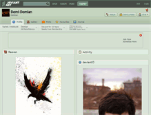 Tablet Screenshot of demi-demian.deviantart.com