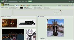 Desktop Screenshot of djrocket.deviantart.com