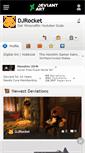 Mobile Screenshot of djrocket.deviantart.com
