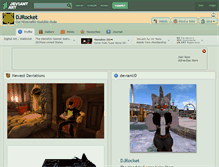 Tablet Screenshot of djrocket.deviantart.com