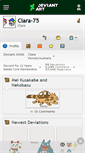 Mobile Screenshot of ciara-75.deviantart.com