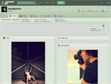 Tablet Screenshot of muratemre.deviantart.com