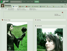 Tablet Screenshot of navanna.deviantart.com