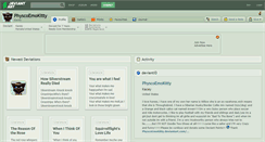 Desktop Screenshot of physcoemokitty.deviantart.com
