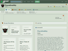 Tablet Screenshot of physcoemokitty.deviantart.com
