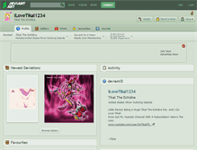 Tablet Screenshot of ilovetikal1234.deviantart.com