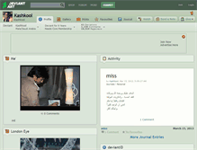 Tablet Screenshot of kashkool.deviantart.com