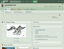 Tablet Screenshot of cool-people-suck.deviantart.com