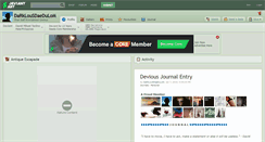 Desktop Screenshot of darklousdaedulom.deviantart.com