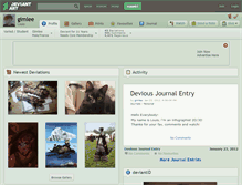 Tablet Screenshot of gimlee.deviantart.com