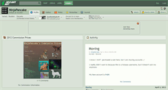 Desktop Screenshot of ninjapancake.deviantart.com
