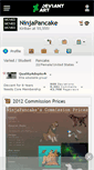 Mobile Screenshot of ninjapancake.deviantart.com