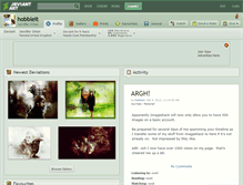 Tablet Screenshot of hobbleit.deviantart.com