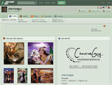 Tablet Screenshot of chevronguy.deviantart.com