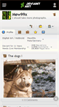 Mobile Screenshot of mew99x.deviantart.com
