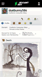 Mobile Screenshot of dustbunny586.deviantart.com
