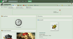 Desktop Screenshot of marazmuser.deviantart.com