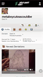 Mobile Screenshot of metaboycuteascouldbe.deviantart.com