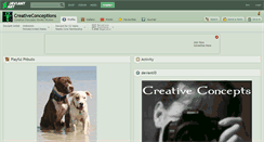 Desktop Screenshot of creativeconceptions.deviantart.com