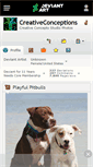 Mobile Screenshot of creativeconceptions.deviantart.com