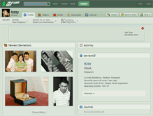 Tablet Screenshot of iszzy.deviantart.com
