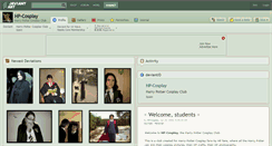 Desktop Screenshot of hp-cosplay.deviantart.com