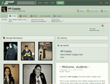 Tablet Screenshot of hp-cosplay.deviantart.com