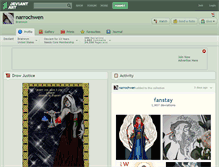 Tablet Screenshot of narrochwen.deviantart.com