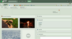 Desktop Screenshot of juju67.deviantart.com