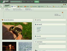 Tablet Screenshot of juju67.deviantart.com