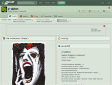 Tablet Screenshot of el-dalton.deviantart.com