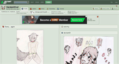Desktop Screenshot of handsallover.deviantart.com