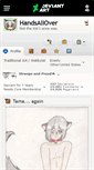 Mobile Screenshot of handsallover.deviantart.com