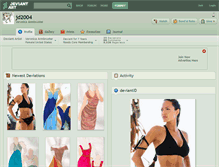 Tablet Screenshot of jd2004.deviantart.com