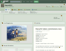 Tablet Screenshot of haruchii23.deviantart.com