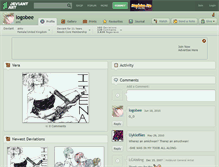 Tablet Screenshot of logobee.deviantart.com