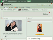 Tablet Screenshot of jimhawkinsgirl.deviantart.com